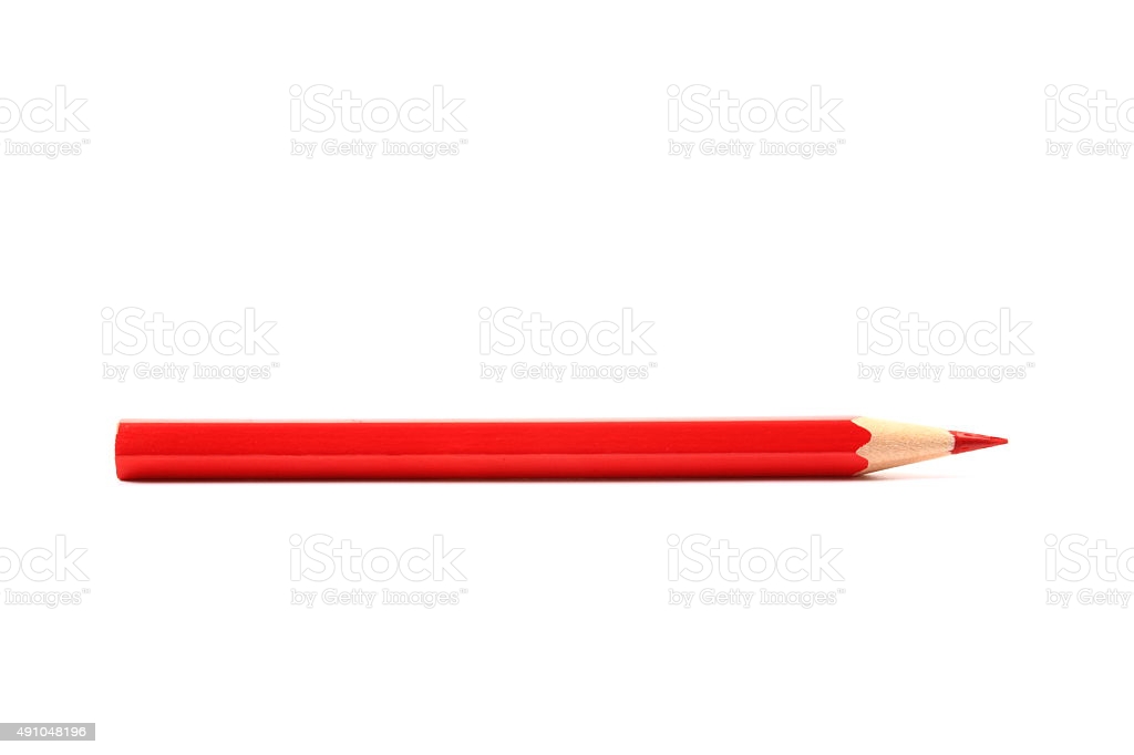 Red colored pencil