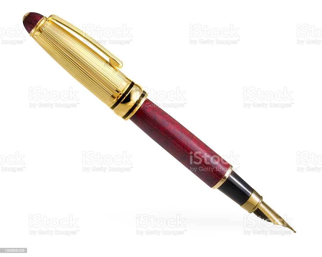 Red feather pen