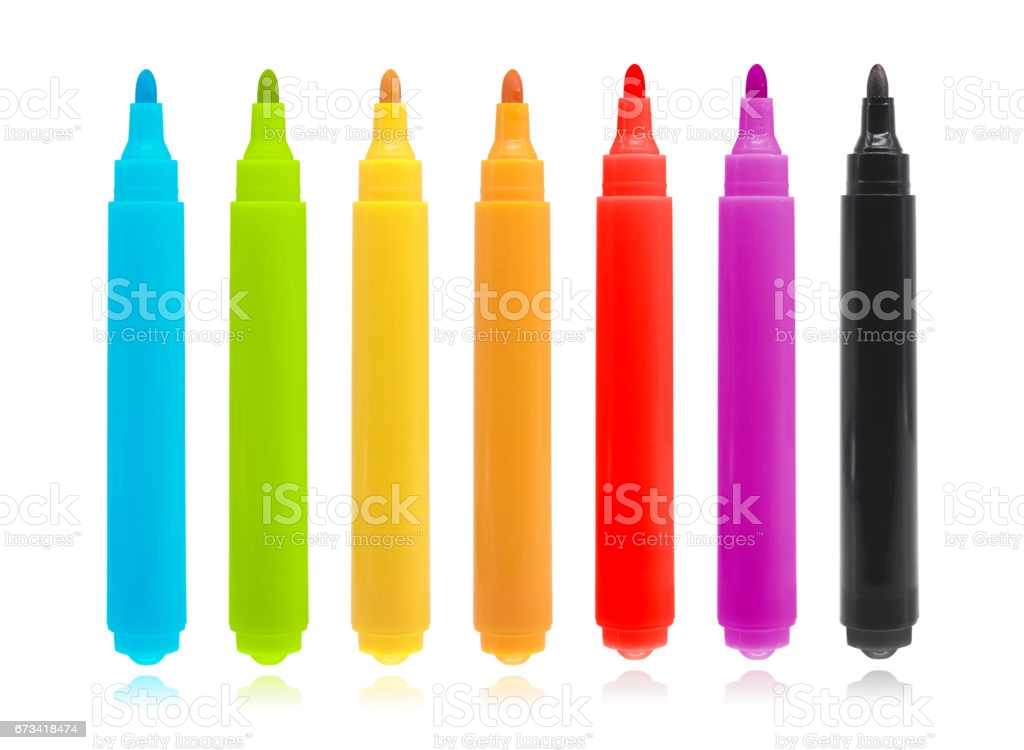 pack felt pen fluo